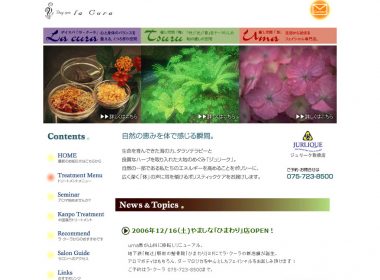 SITE WEB POUR LE SALON